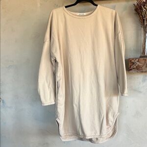 Black Crane Tunic Dress